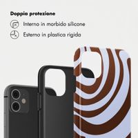 Selencia Cover Posteriore Vivid Apple iPhone 11 - Dream Swirl Chocolate