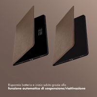 Selencia Cover Riva Samsung Galaxy Tab S11 - Mocha Brown