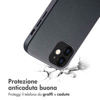 Accezz Cover in Pelle con MagSafe Apple iPhone 12 (Pro) - Onyx Black