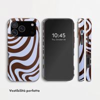 Selencia Cover posteriore Vivid con MagSafe Apple iPhone 17 Pro - Dream Swirl Chocolate