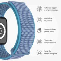 imoshion Cinturino in nylon Apple Watch | 44/45/46/49 mm - Marine Blue