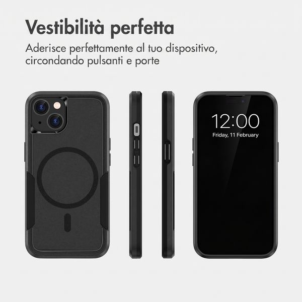 imoshion Cover posteriore con MagSafe Apple iPhone 14 / 13 - Nero