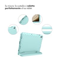 imoshion Cover Posteriore Kidsproof con Maniglia Samsung Galaxy Tab A11 Plus / A9 Plus - Soft Blue