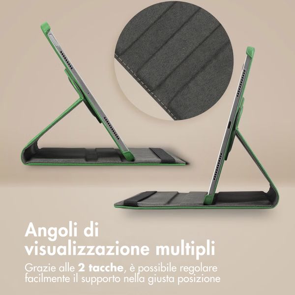 imoshion Cover Girevole a 360° Samsung Galaxy Tab A11 / A9 8.7 pollici - Verde