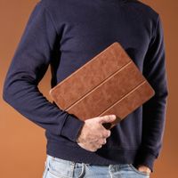 Accezz Cover a libro trifold in pelle Apple iPad 11 (2025) 11 pollici A16 / iPad 10 (2022) 10.9 pollici - Cognac