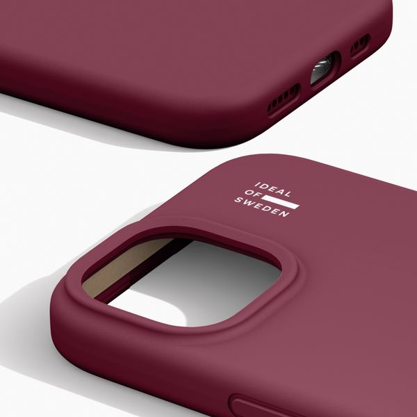 iDeal of Sweden Cover in silicone con MagSafe Apple iPhone 17e / 16e / 15 / 14 / 13 - Fine Wine