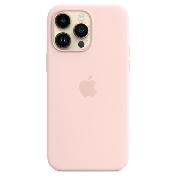 Apple Cover Posteriore in Silicone con MagSafe Apple iPhone 14 Pro Max - Chalk Pink
