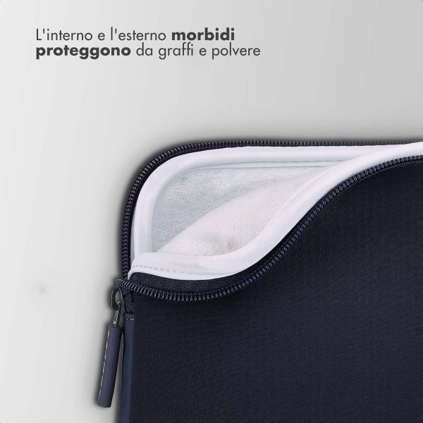 Accezz Cover per laptop 15-16 pollici - Laptopsleeve - Blu