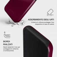 Burga Cover Posteriore Resistente con MagSafe Apple iPhone 17 Pro Max - Dark Cherry