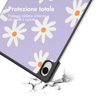 imoshion Cover Trifold Design Samsung Galaxy Tab S11 - Flowers Distance