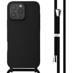imoshion Cover in Silicone con Cordino Apple iPhone 16 Pro Max - Nero