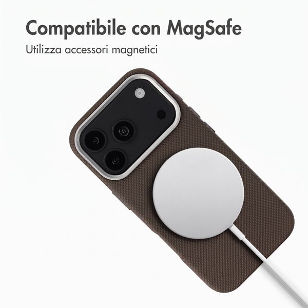 Accezz Cover Mesh con MagSafe Apple iPhone 17 Pro Max - Marrone
