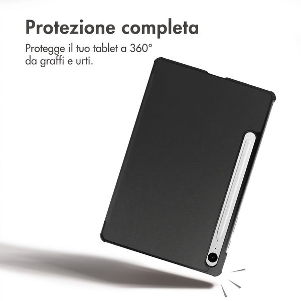 imoshion Cover a libro Trifold Samsung Galaxy Tab S10 FE Plus - Nero