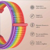 imoshion Cinturino in nylon  - Attacco universale 20 mm - Rainbow