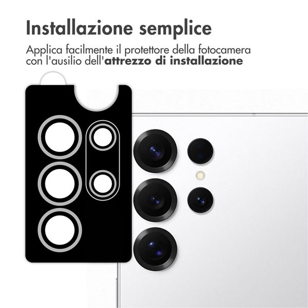 imoshion 2 Pack protezione lente fotocamera Samsung Galaxy S25 Ultra - Titanium Whitesilver