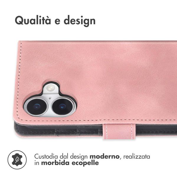 imoshion Cover a libro con Cordino Apple iPhone 17 - Rosa