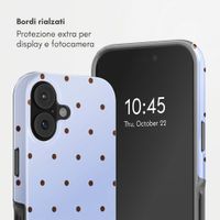 Selencia Cover posteriore Vivid con MagSafe Apple iPhone 16 - Happy Dots Digital Sky