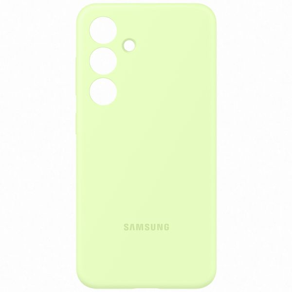 Samsung Cover originale in silicone Samsung Galaxy S24 - Light Green