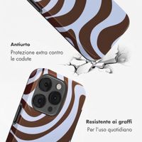 Selencia Cover Posteriore Vivid Apple iPhone 14 Pro - Dream Swirl Chocolate