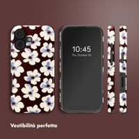 Selencia Cover posteriore Vivid con MagSafe Apple iPhone 17 - Choco Flower Pop