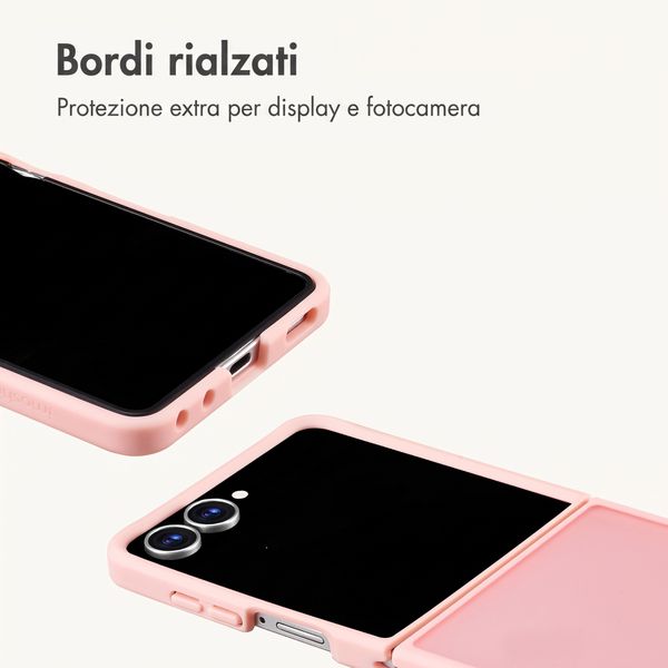 imoshion Cover posteriore Color Guard Samsung Galaxy Z Flip 8 - Rosa chiaro