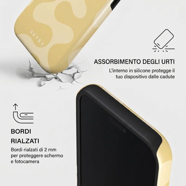 Burga Cover Posteriore Resistente con MagSafe Apple iPhone 13 Pro - Glow