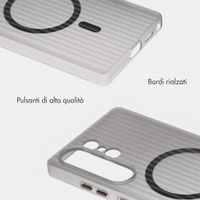 Accezz Cover Lite con MagSafe | Fluted | Samsung Galaxy S26 Ultra - Grigio