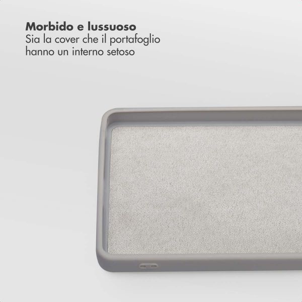 Selencia Libreria rimovibile Olyn con MagSafe Samsung Galaxy S24 Ultra - Grigio