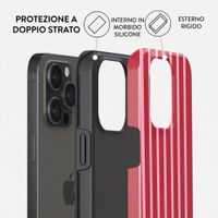 Burga Cover Posteriore Resistente con MagSafe Apple iPhone 15 Pro - Strawberry Jam