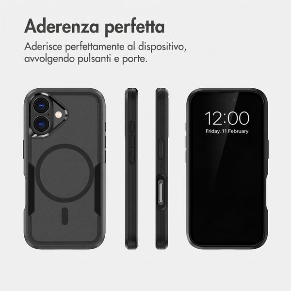 imoshion Cover posteriore con MagSafe Apple iPhone 17 - Nero