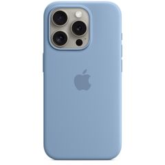 Apple Cover Posteriore in Silicone con MagSafe Apple iPhone 15 Pro - Winter Blue