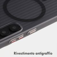 Accezz Cover Lite con MagSafe | Fluted | Samsung Galaxy S25 - Grigio