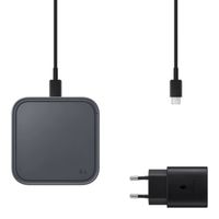 Samsung ﻿Wireless Charger Pad - Caricatore wireless - Con adattatore e cavo di ricarica - 15 Watt - Nero