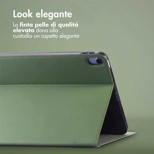 Accezz Cover Tablet Classica Apple iPad Air 11 pollici (2026) M4 / (2025) M3 / (2024) M2 / Air 5 (2022) / Air 4 (2020) - Verde