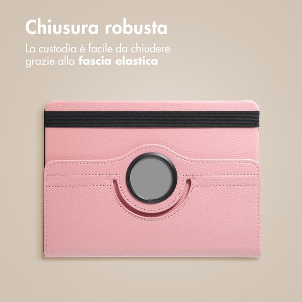 imoshion Cover Girevole a 360° Samsung Galaxy Tab A11 Plus - Rosa
