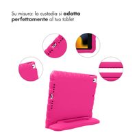 imoshion Cover Antishoc Speciale Bambini con Manico iPad 10.2 (2019 / 2020 / 2021) - Rosa