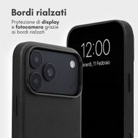 Accezz Cover in pelle 2 in 1 con MagSafe Apple iPhone 18 Pro / 17 Pro - Onyx Black