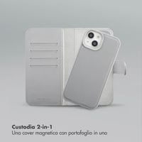 Selencia Libreria rimovibile Olyn con MagSafe Apple iPhone 15 - Grigio