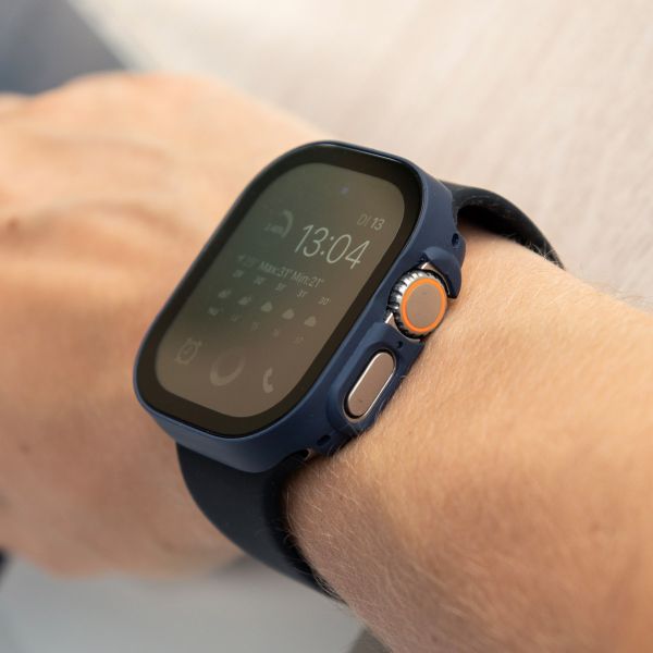 imoshion Cover rigida integrale Apple Watch Ultra / Ultra 2 / Ultra 3 - 49 mm - Blu scuro