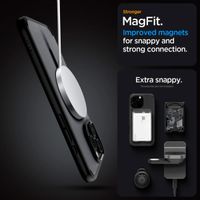 Spigen Cover Posteriore Ultra Ibrida con MagSafe Apple iPhone 16 Pro - Frost Black