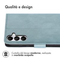 imoshion Cover a libro di Lusso Samsung Galaxy A56 - Azzurro