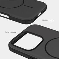 imoshion Cover posteriore Color con Thin MagSafe Ring Apple iPhone 16 Pro - Nero