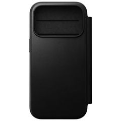 Nomad Cover a libro in pelle moderna Apple iPhone 18 Pro Max / 17 Pro Max - Black