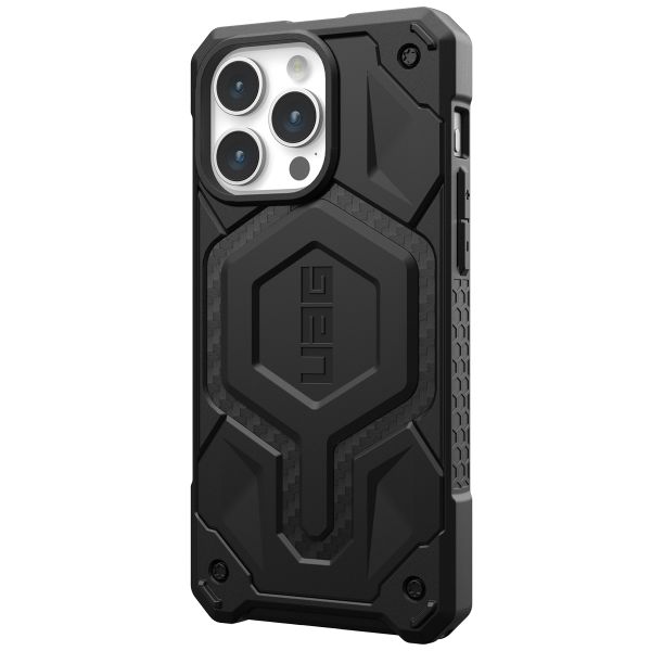 UAG Cover Posteriore Monarch Pro Apple iPhone 15 Pro Max - Carbon Fiber