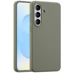 Accezz Cover in silicone liquido con MagSafe Samsung Galaxy S26 Plus - Cooper Green