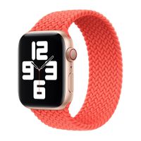 Apple Cinturino Solo intrecciato Apple Watch | 44/45/46/49 mm - Taglia 6 - Electric Orange