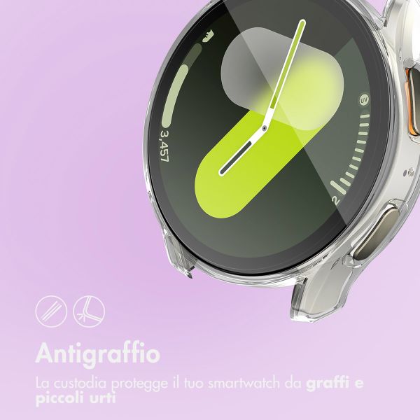 imoshion Cover rigida integrale Samsung Galaxy Watch 7 - 40 mm - Trasparente