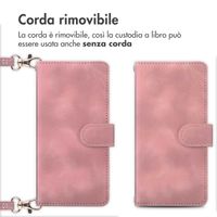 imoshion Cover a libro con Cordino Apple iPhone 14 / 13 - Rosa