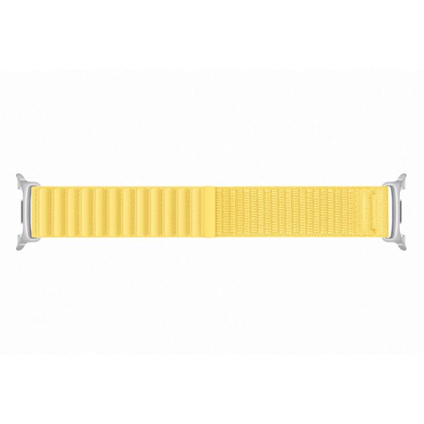 Samsung Cinturino in tessuto originale Samsung Galaxy Watch 9 (40/44mm) / Watch 8 (40/44mm) / Classic (46mm) - Taglia S/M - Giallo