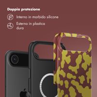 Selencia Cover posteriore Vivid con MagSafe Apple iPhone Air - Moo'd Olive Dust